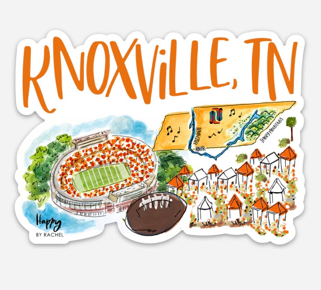 Knoxville , TN Game Day Sticker