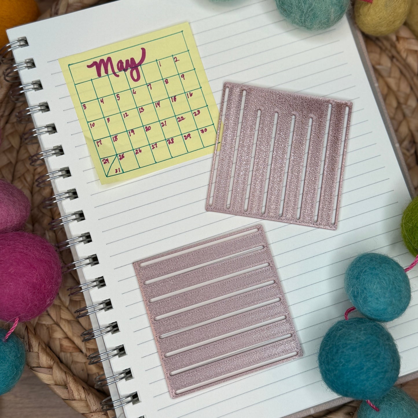 Calendar Stencil Set