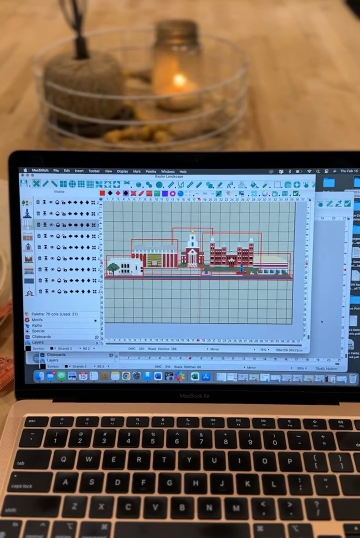 Designing a Campus Pattern – Sew Charming Design Co