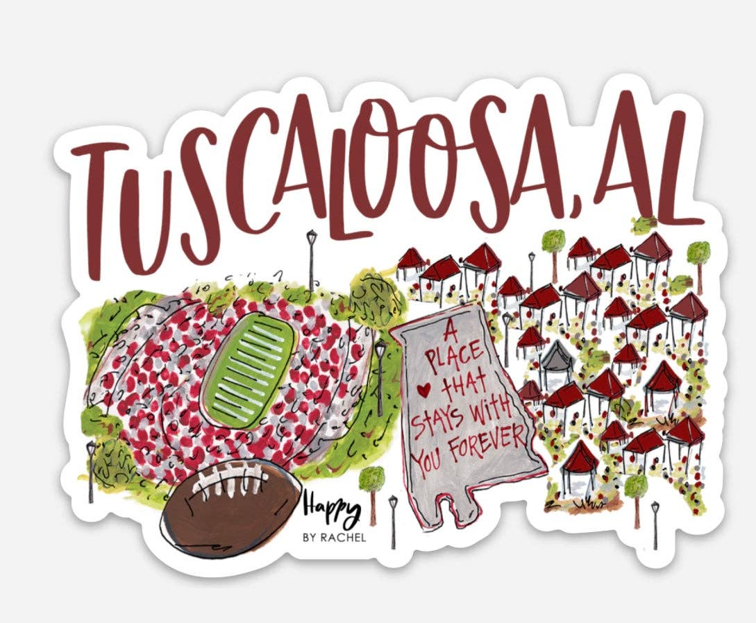 Tuscaloosa, AL Game Day Sticker