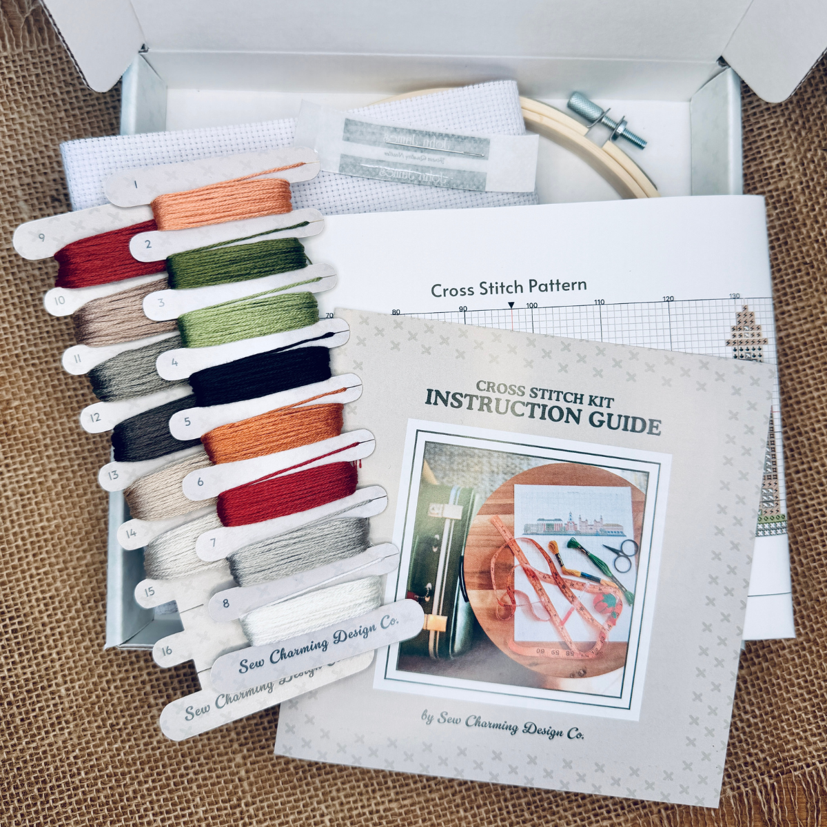 USAFA Campus Cross Stitch Kit - Campus Keepsakes