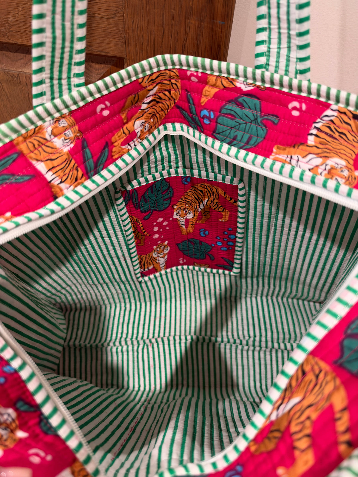 Mini Quilted Tote Bag