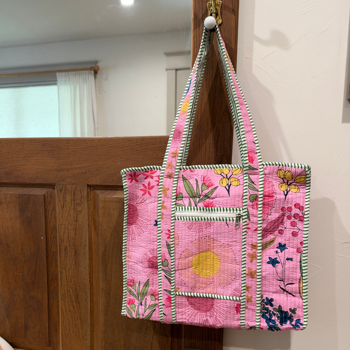 Mini Quilted Tote Bag