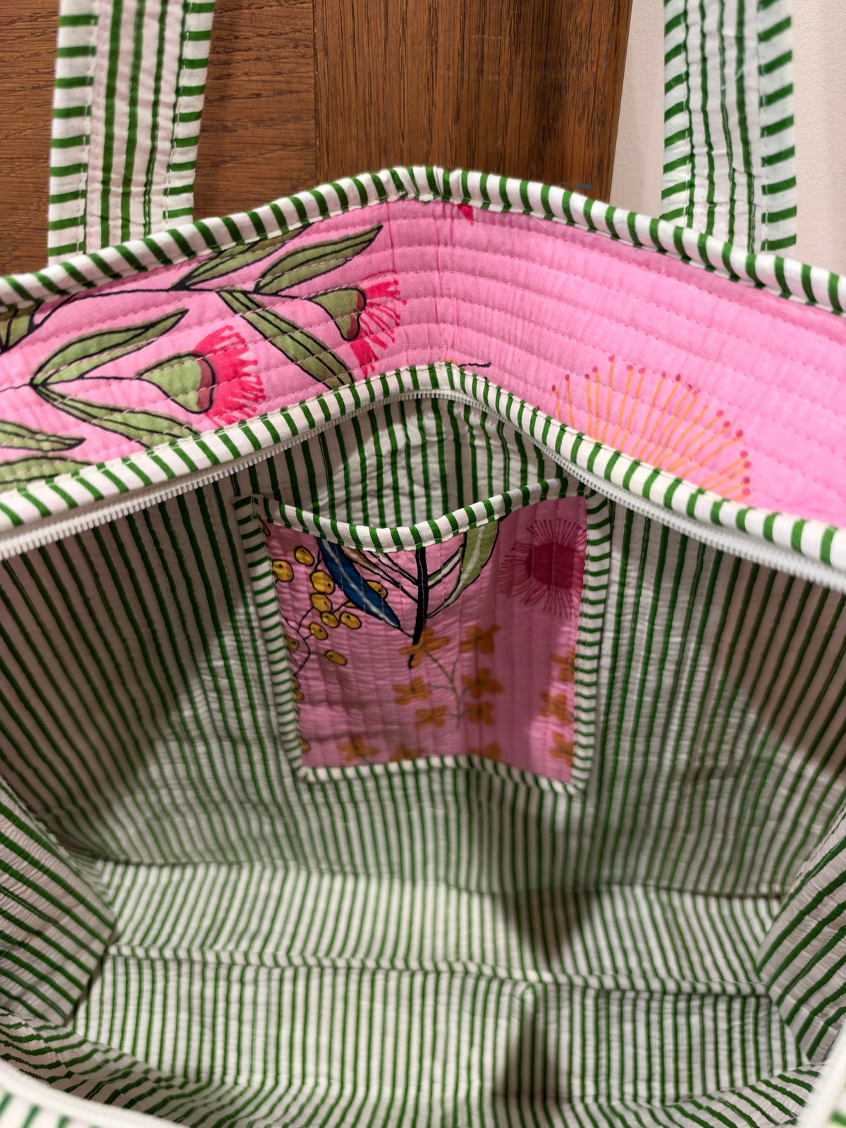 Mini Quilted Tote Bag