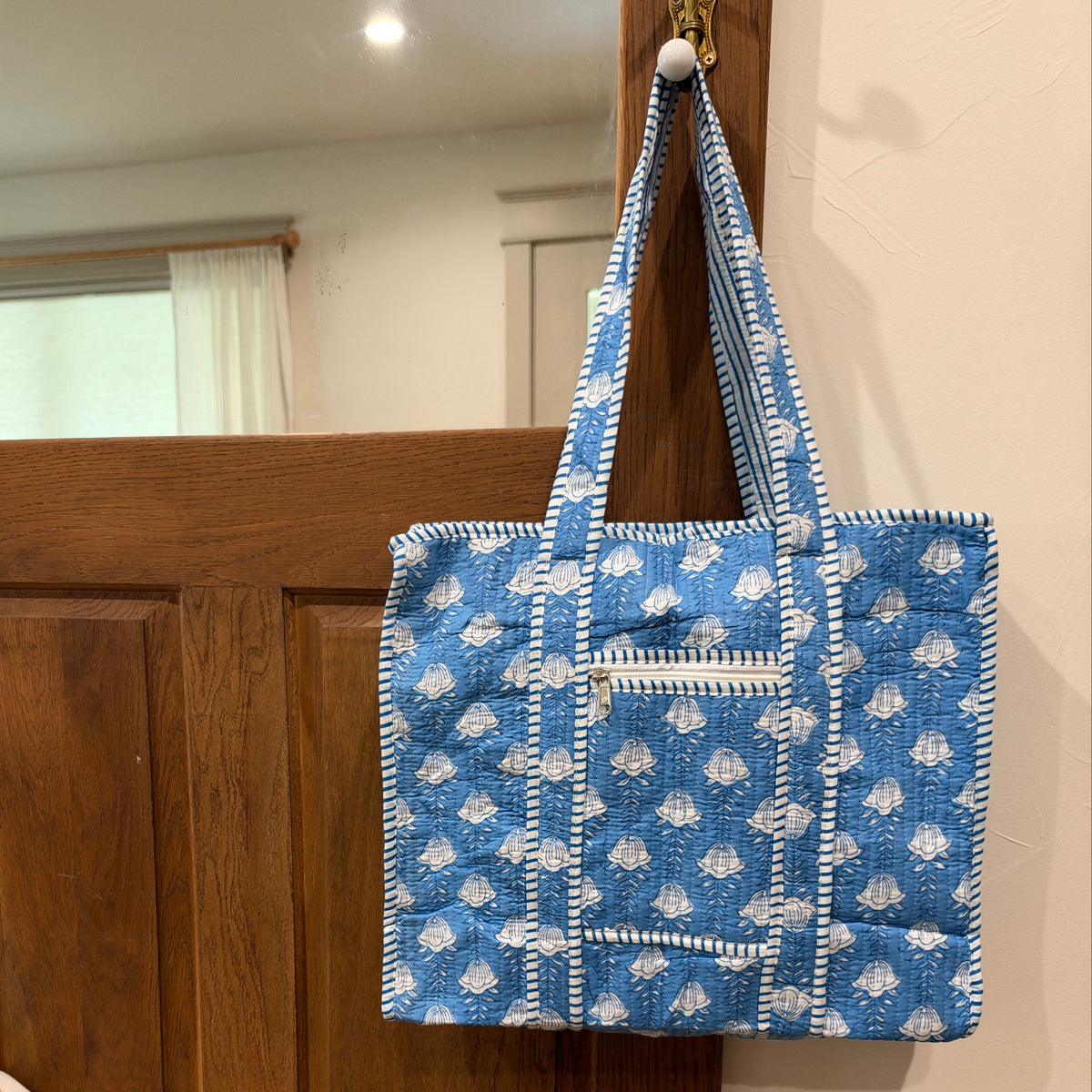 Mini Quilted Tote Bag