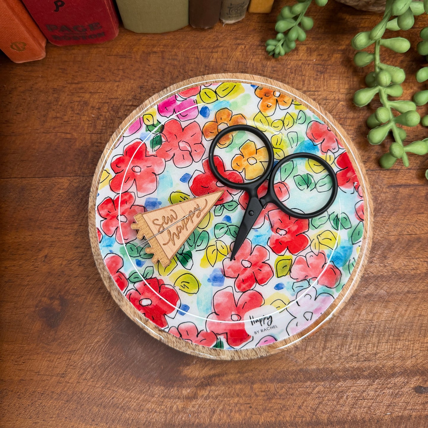 Colorful Sewing Trays