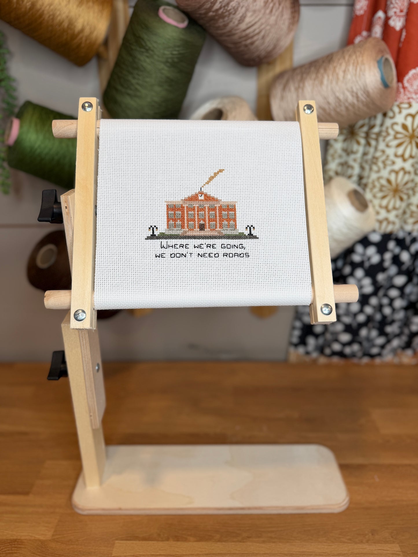 Charming Hill Valley Courthouse Pattern DOWNLOAD