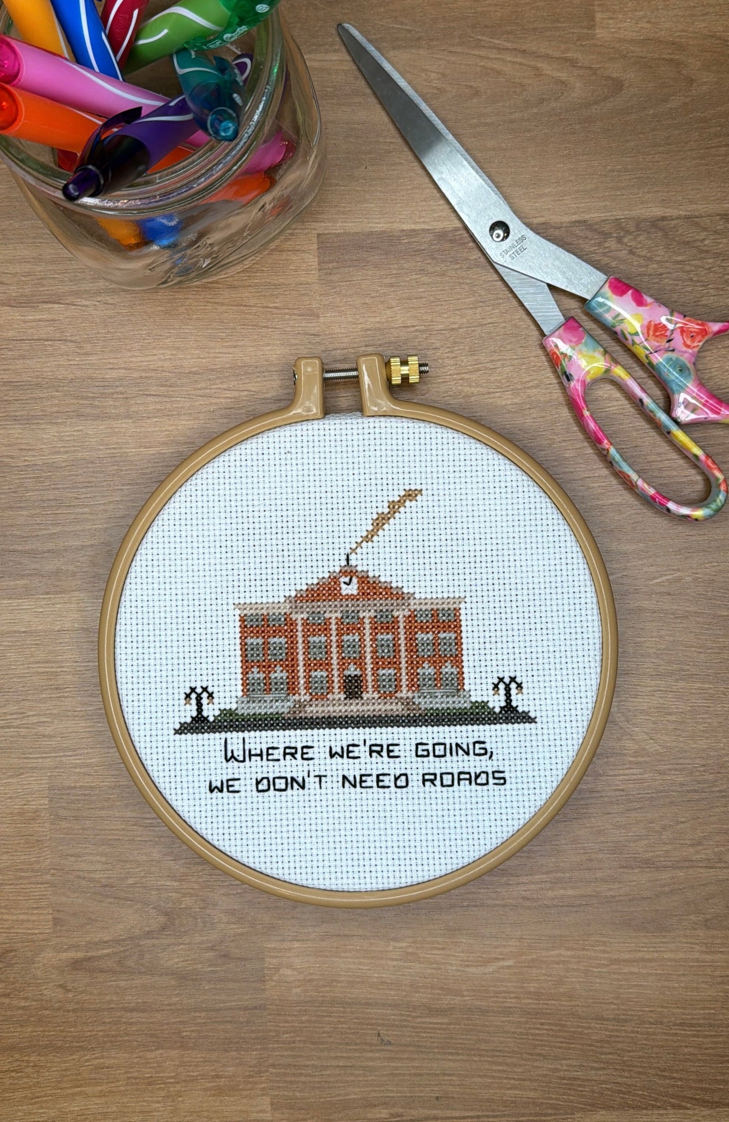 Charming Hill Valley Courthouse Pattern DOWNLOAD