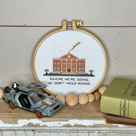 Charming Hill Valley Courthouse Pattern DOWNLOAD