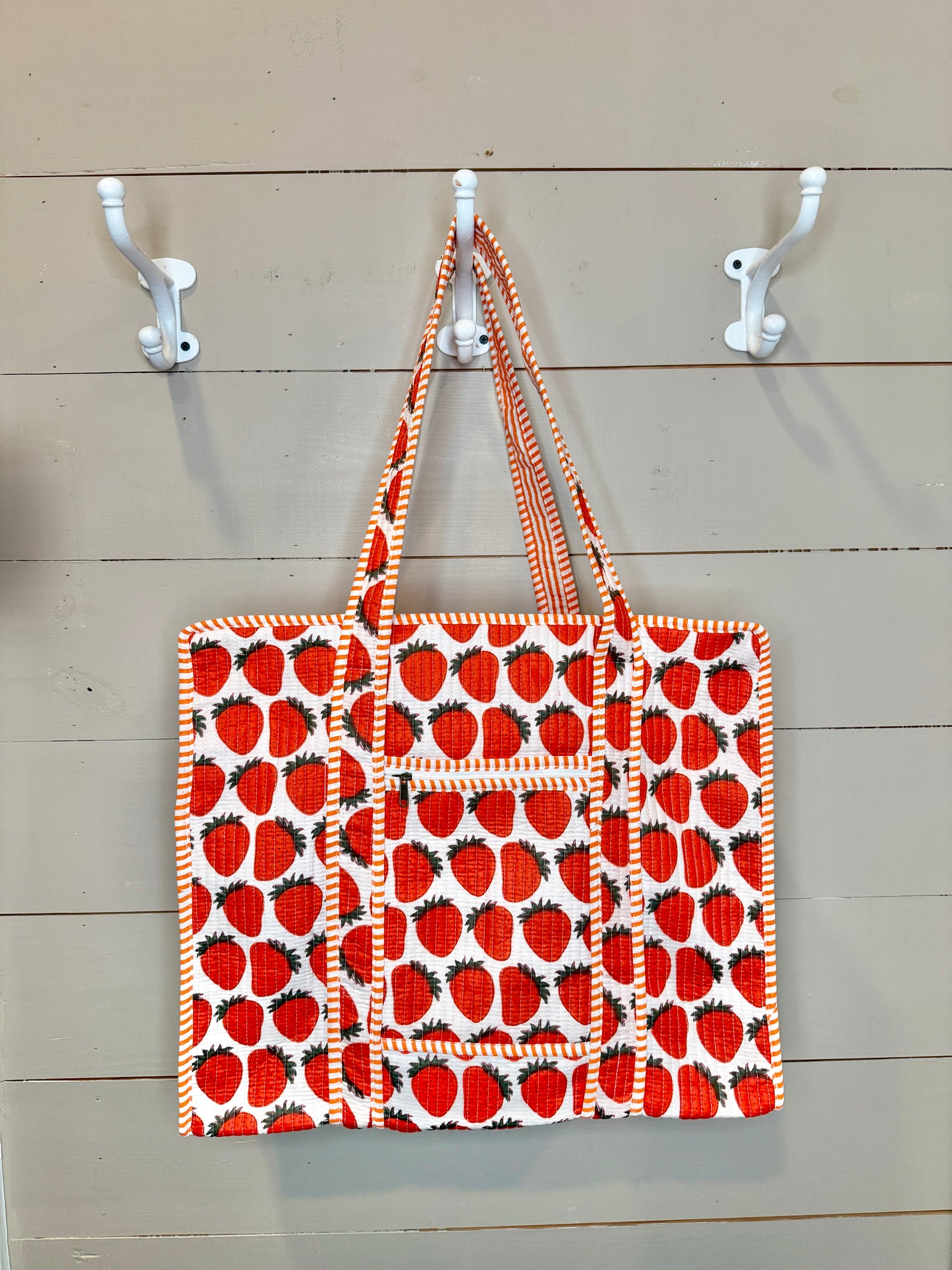 Charming Quilted Tote Bag
