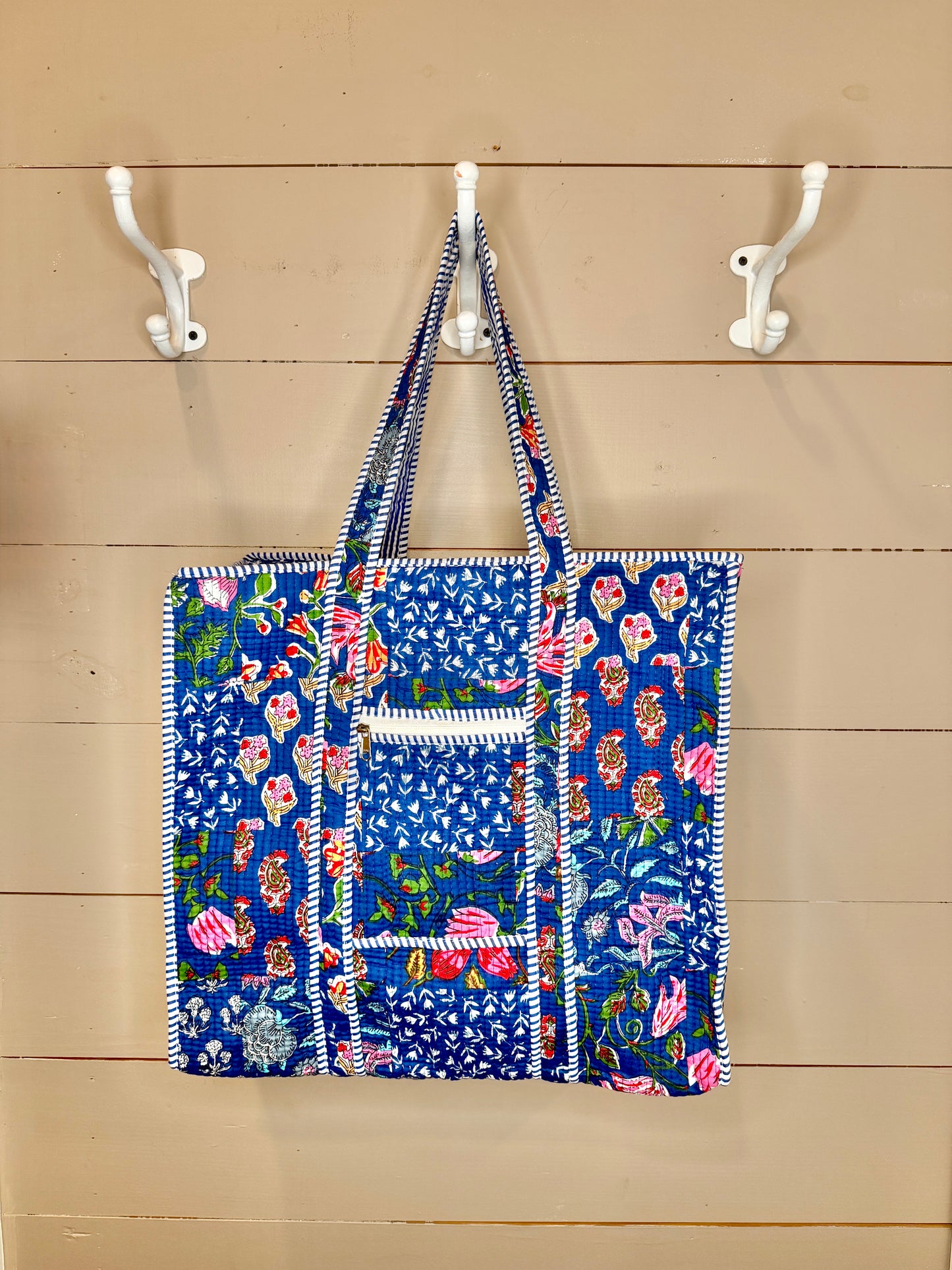 Charming Quilted Tote Bag