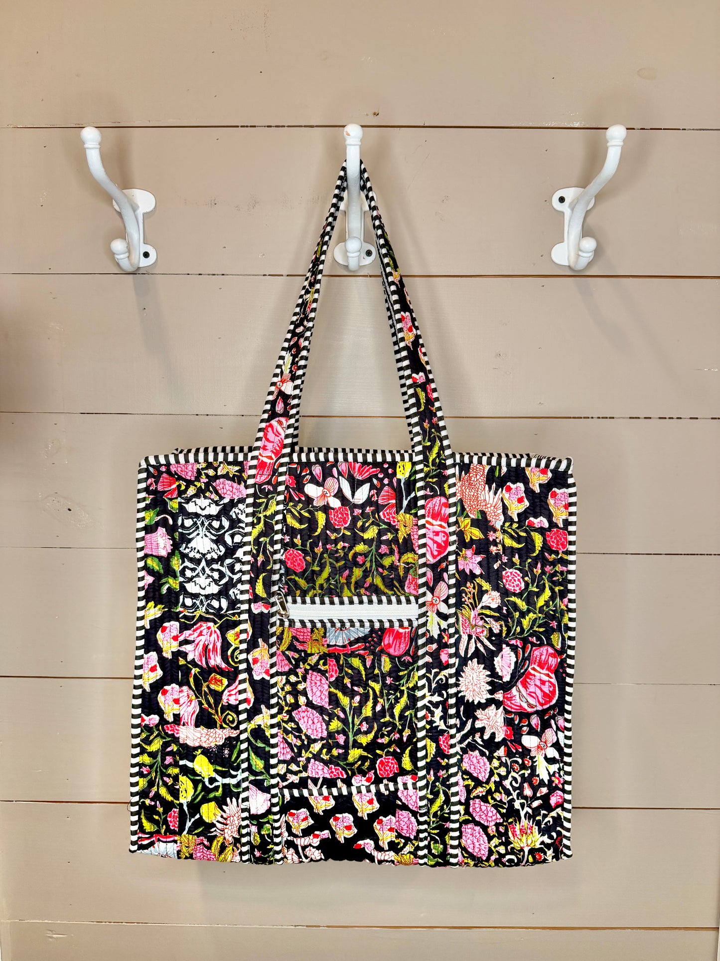 Charming Quilted Tote Bag