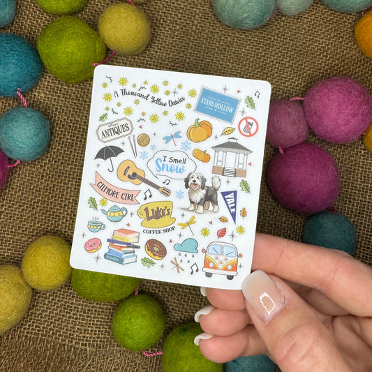"All the Stars Hollow Things" Sticker