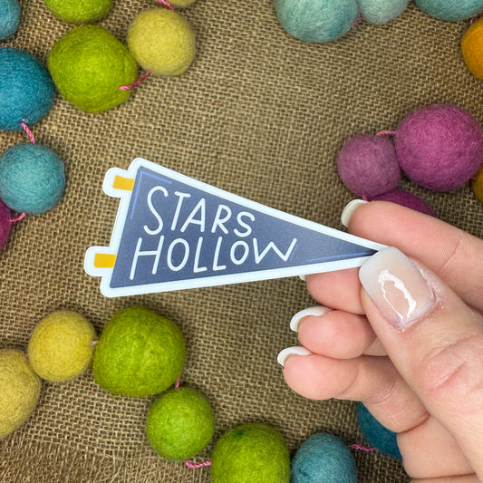 Stars Hollow Pennant Sticker