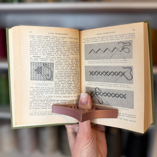Rotating Thumb Page Holder for Comfortable Reading