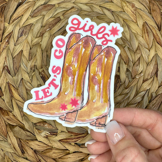 Let's Go Girls Sticker