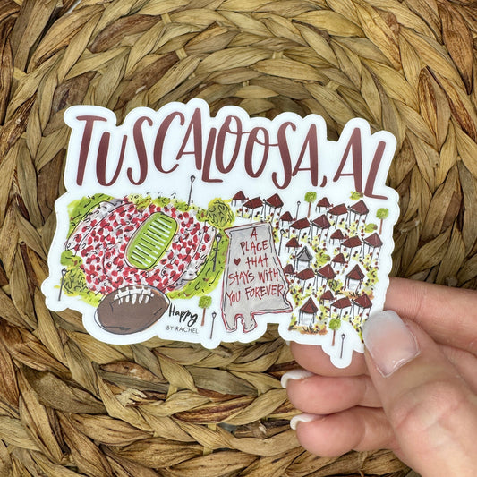 Tuscaloosa, AL Game Day Sticker