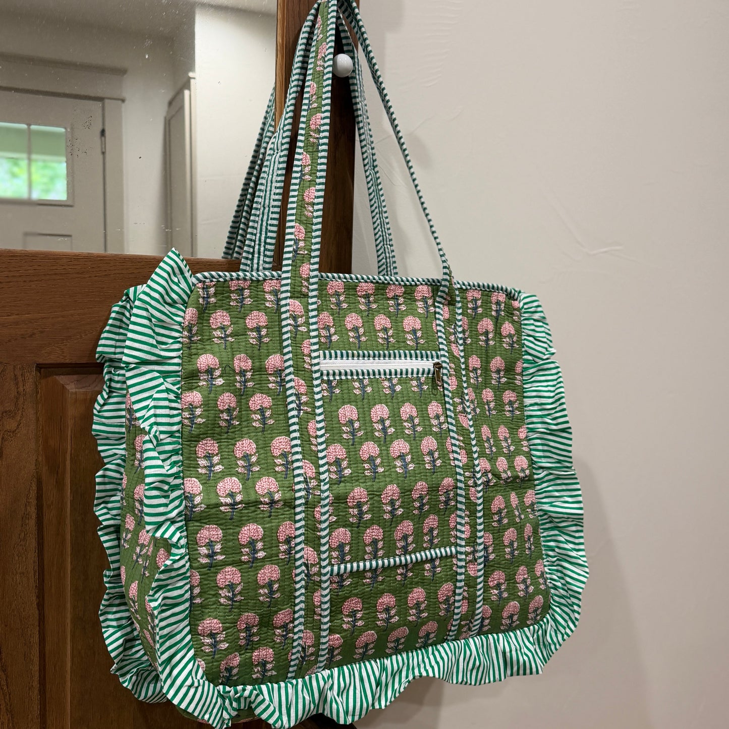 Charming Quilted Tote Bag