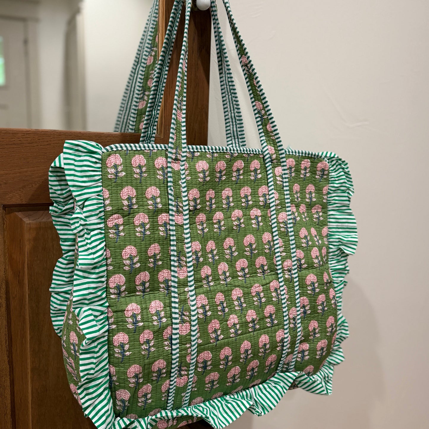 Charming Quilted Tote Bag