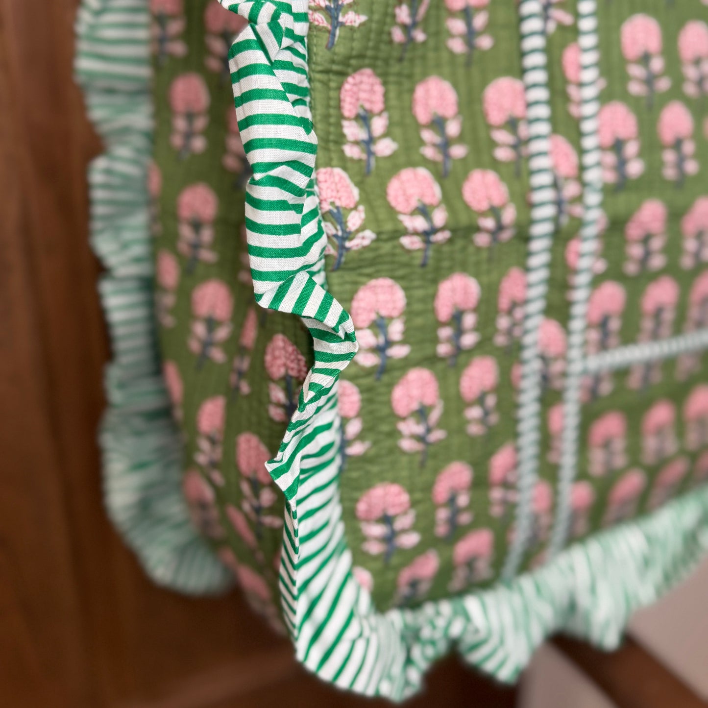 Charming Quilted Tote Bag