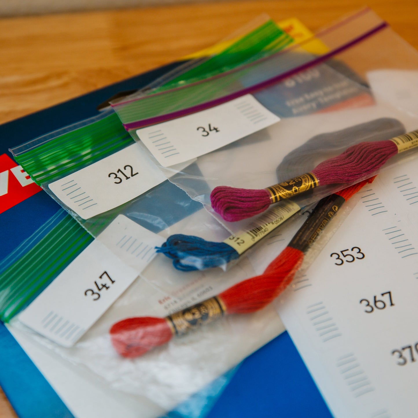 DMC Thread Storage Labels | Downloadable Labels for Avery 5136 or 5160